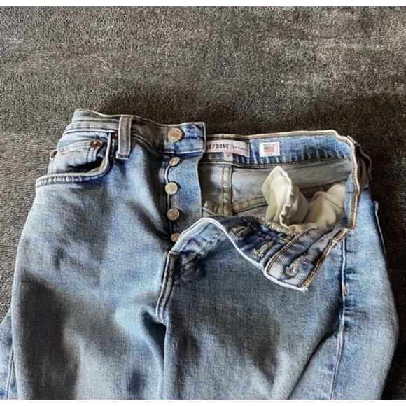 Re/Done Originals U.S.A Denim High‎ Waisted Jeans ( 27 ) - Picture 6 of 7